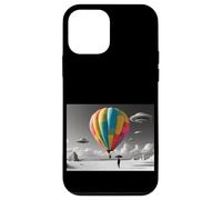Montgolfière Colorée avec Ovnis Coque pour iPhone 12 Mini