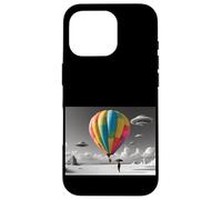 Montgolfière Colorée avec Ovnis Coque pour iPhone 16 Pro