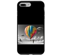 Montgolfière Colorée avec Ovnis Coque pour iPhone 7 Plus/8 Plus