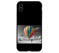 Montgolfière Colorée avec Ovnis Coque pour iPhone XS Max