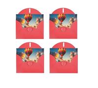 Montgolfière coucher de soleil horizontale, impression sur un seul côté, papier nacré, anniversaire, Halloween, Noël, Halloween, fête d'anniversaire, carte de vœux