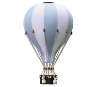 Montgolfière décorative - taille l bleu blanc TU
