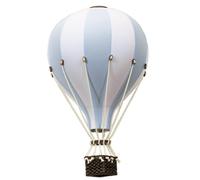 Montgolfière décorative - taille s bleu blanc TU
