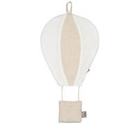 Montgolfière murale déco en lin beige
