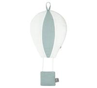 Montgolfière murale décorative en lin vert TU