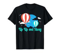 Montgolfière Up and Away T-Shirt Graphique avec Valeur