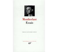 Montherlant : Essais