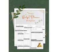 Monthly Budget Planner and Bill Organizer: Undated 12-Month Expense Tracker for Money Management | Track Bills, Daily Spending, Savings Goals & Debt Payments | (Large Print 8.5" x 11")
