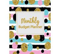 Monthly Budget Planner: Weekly Expense Tracker Bill Organizer Notebook Business Money Personal Finance Journal Planning Workbook size 8.5x11 Inches Glitter Dots Style