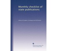 Monthly checklist of state publications