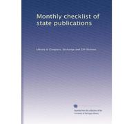 Monthly checklist of state publications