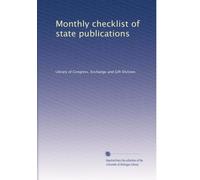 Monthly checklist of state publications