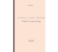Monthly Habit Tracker: A 74-Page Aesthetic Habit Journal for Girls and Women to Build Routines, Track Progress, and Stay Consistent Daily.