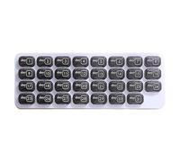 Monthly Pill Organizer for Travel Portable Medicine Storage