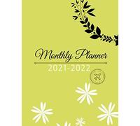 Monthly Planner 2021-2022: 24 Months Yearly Planner Monthly Calendar/ Perfect Gift For Her Him Loving Travel: Agenda Schedule Organizer / Large Size