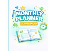 Monthly Planner 2026-2030: A Simple & Elegant 5-Year Organizer for Goals, Appointments, Projects, and Important Dates
