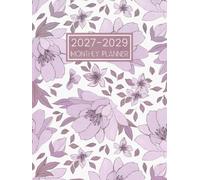 Monthly Planner 2027-2029: 3 Year Canada Calendar Schedule Organizer from January 27 to December 29 || 36 Months Appointment Book with Holidays & Inspirational Quotes || Large Size - Floral Cover