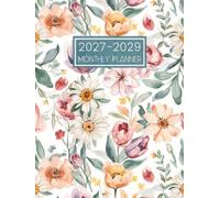 Monthly Planner 2027-2029: Three Years Schedule Organizer from January 27 to December 29 || 36 Months Appointment Book with Holidays & Inspirational Quotes || Large Size