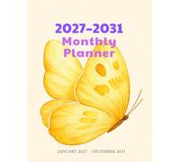 Monthly Planner 2027-2031: Five-Year Agenda January 2027 - December 2031 | Monthly Goals, Brain Dump Notes, Key Dates and US Federal Holidays