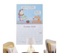 Monthly Planner, Colorful Sewing Theme Organizer, Large Academic Year Display, Fun Motivational, Tracks Deadlines Events, Family & Classroom Accessory, Decorative Paper for Dorm Room