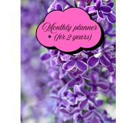 Monthly Planner - For 2 years with notes poage: For schools, works , and anyother , Gift for student , working adults , business man or woman