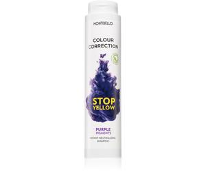 Montibello Colour Correction Stop Yellow shampoing pour cheveux blonds et décolorés anti-jaunissement 300 ml