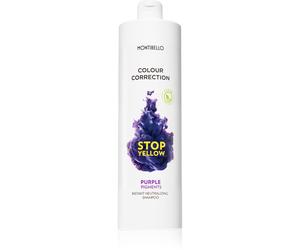 Montibello Colour Correction Stop Yellow shampoing pour cheveux blonds et décolorés anti-jaunissement 1000 ml