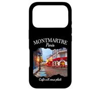Montmartre Paris Café Culture Parisien Lifestyle Touriste Coque pour iPhone 17 Pro
