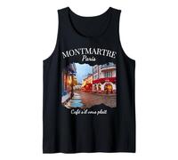 Montmartre Paris Café Culture Parisien Lifestyle Touriste Débardeur