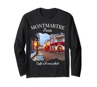 Montmartre Paris Café Culture Parisien Lifestyle Touriste Manche Longue