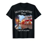 Montmartre Paris Café Culture Parisien Lifestyle Touriste T-Shirt