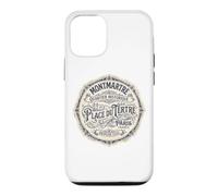 Montmartre París Francia Histórico Quarante Depuis 1133 Coque pour iPhone 12/12 Pro