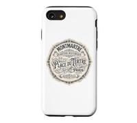 Montmartre París Francia Histórico Quarante Depuis 1133 Coque pour iPhone SE (2020) / 7/8