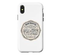 Montmartre París Francia Histórico Quarante Depuis 1133 Coque pour iPhone X/XS