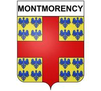 Montmorency 95 ville Stickers blason autocollant adhésif - Taille : 12 cm