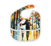 Montoj Bavoirs pour bébé fille et garçon Motif forêt tropicale Pour bave et dentition 6-24 mois