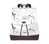 MONTOJ Circle Geometric Line Figure cuir Sac de voyage Campus Sac à dos