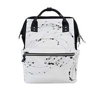 MONTOJ Circle Geometric Line Figure toile Sac de voyage Campus Sac à dos