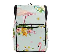 Montoj Flamingo Bird and Tropical Flowers Depositphotos_9 Sac à Dos de randonnée en Plein air avec Compartiment pour Ordinateur Portable et Sac à Dos de Camping