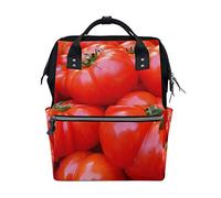 MONTOJ Fresh Clean Tomates Canvas Sac de voyage Campus Sac à dos