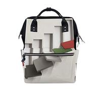 MontoJ Geometry Art Exposition Motif toile Sac de voyage Campus