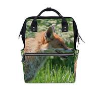 MontoJ Hungry Fox Sac de voyage en toile Motif renard