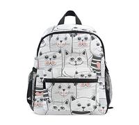MontoJ Hungry Kitty Bookbag Sac de voyage Sac à dos scolaire