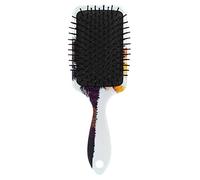 MONTOJ Peigne de massage abstrait en noix de coco avec coussin - Brosse à cheveux antistatique - Massage du cerveau - Acupoints pour se détendre