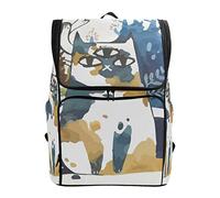 MONTOJ Sac à Dos de randonnée avec 3 Yeux pour Chat et randonnée avec Compartiment pour Ordinateur Portable et Sac à Dos de Camping
