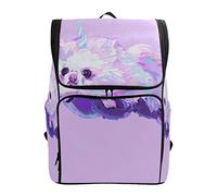 MONTOJ Sac à Dos de randonnée avec Compartiment pour Ordinateur Portable et Sac à Dos de Camping Motif Licorne étrange