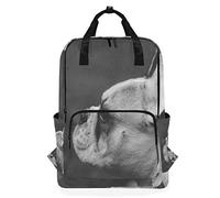 MONTOJ Sac à Dos d'école Motif Bulldog