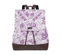MONTOJ Sac à dos en cuir Totem Violet