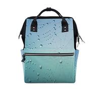 MontoJ Sac à dos en toile d'araignée avec goutte d'eau Sac de voyage Campus