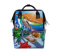 MONTOJ Sac à Dos en Toile Magical sous l'eau World Sac à Dos de Voyage Campus